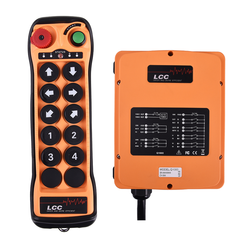 台湾LCC Q1010+十键双速工业遥控器